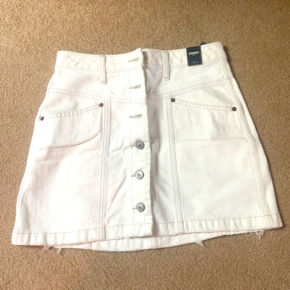 White Mini Skirt
